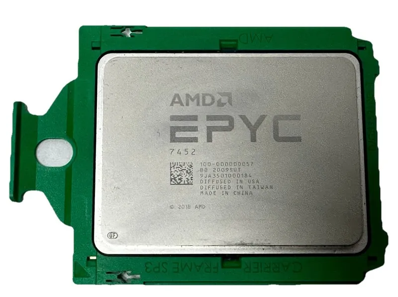 Процессор AMD EPYC 7452 32 cores 64 threads 2.35GHz up to 3.35GHz 155w cpu proce
