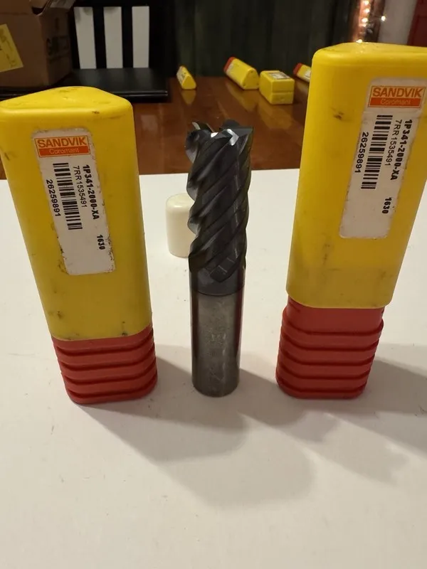Режущий инструмент Sandvik Coromant 20mm 5 Flute Solid Carbide Square End Mill 1 — фото лота 2