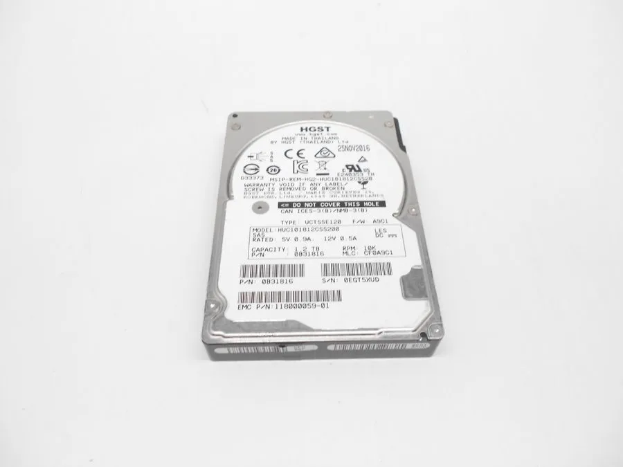 Жёсткий диск Dell 00KV02 0KV02 HUC101812CSS200 1.2TB 2.5" 10K 12Gbps SAS HDD Har