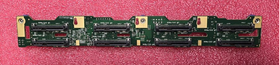 Бэкплейн Supermicro BPN-NVME5-HS119N-S8 Eight SAS3/SATA3/NVMe4/NVMe5 Backplane O
