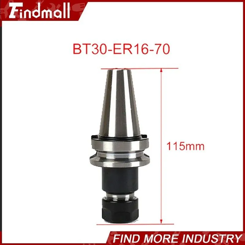 Режущий инструмент BT30-ER16 Collet Chuck W. 70mm GAGE LENGTH 4 Chucks Tool Hold