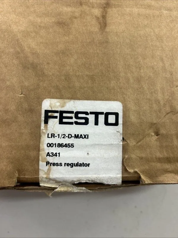 Трубопроводная арматура One Festo 186455 LR-1/2-D-MAXI Pressure Regulator — фото лота 1