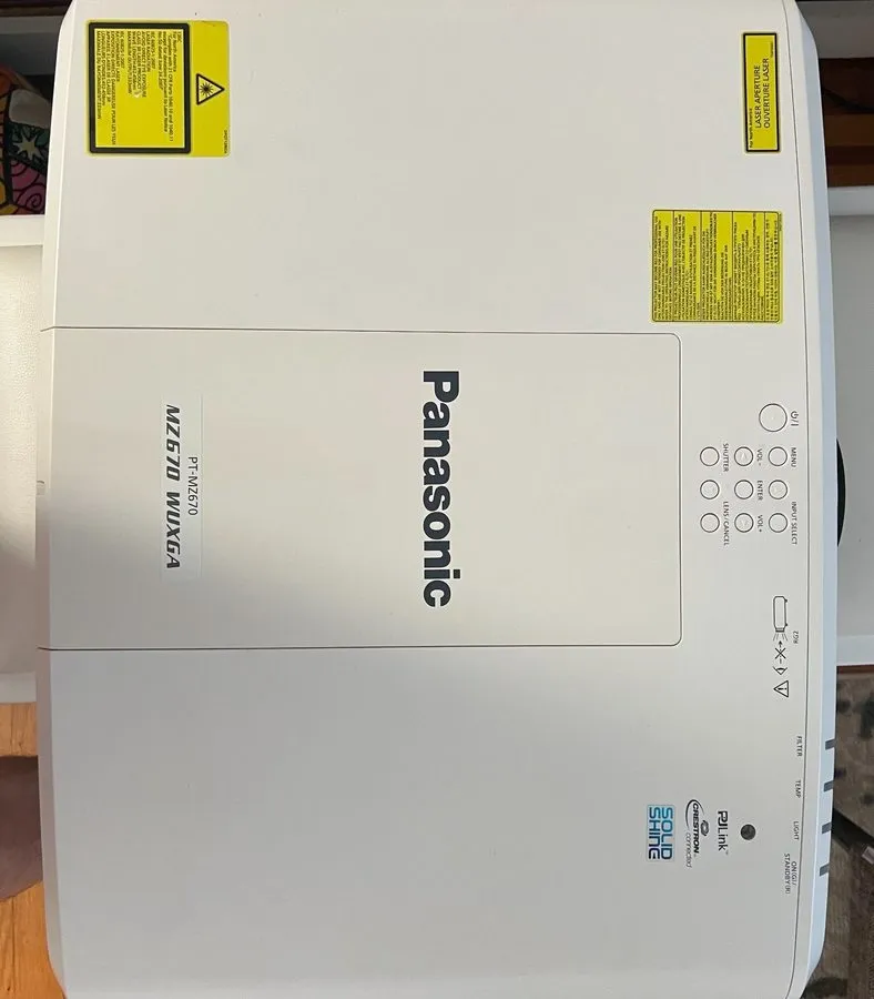 Проектор Panasonic PT-MZ670U 6500-Lumen Solid Shine WUXGA Laser Projector. Only  — фото лота 2