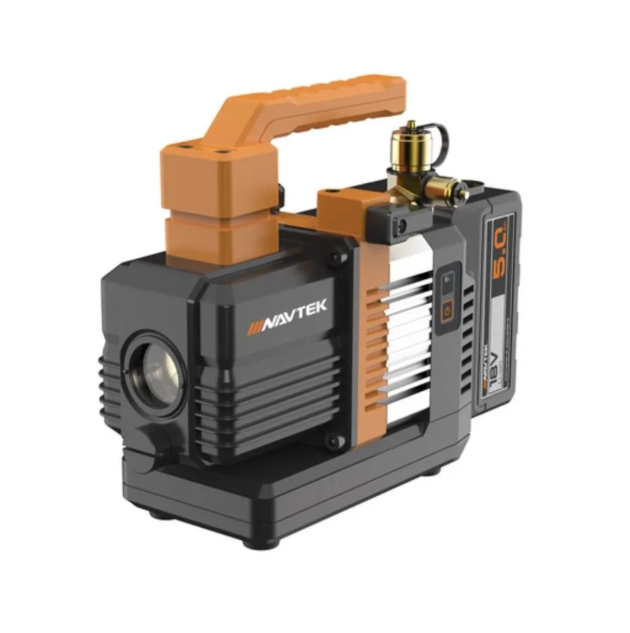 Насос Navtek NP2DLM 2 CFM Cordless Vacuum Pump HVAC Refrigeration Service Tool — фото лота 1