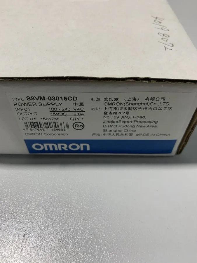 Блок питания Omron S8VM-03015CD DIN Rail Power Supply 100-240VAC 30W 15VDC 2A