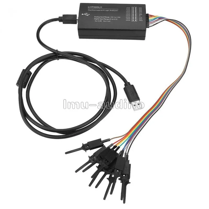 Осциллограф LHT00SU1 Logic Analyzer Virtual Oscilloscope I2C IIC SPI CAN Uart 2 