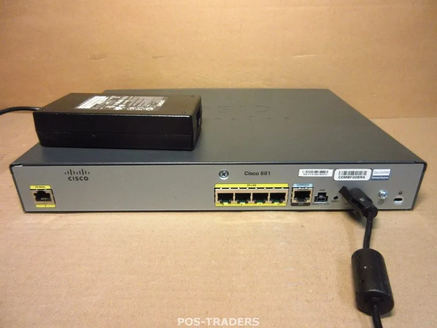 Маршрутизатор CISCO 800 SERIES 881-K9 V01 4-PORT INTEGRATED SERVICES ROUTER (R6S