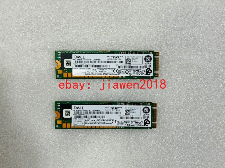 Сервер Dell PowerEdge R740 BOSS 240GB M.2 SATA SSD 0CM88M Micron MTFDDAV240TCB
