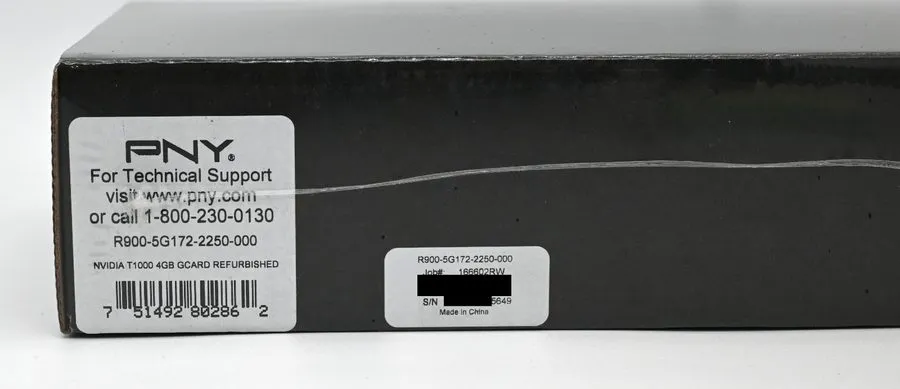 GPU-ускоритель NVIDIA Quadro T1000 Graphics Card 8 GB GDDR6 PCIe 3.0 x16 Mini DP