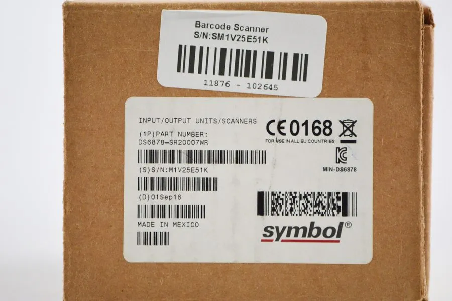 Сканер штрих-кода Zebra Symbol DS6878-SR20007WR USB Wireless Bluetooth Barcode S