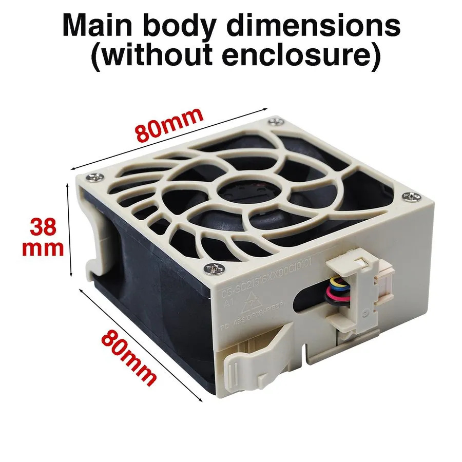 Вентилятор Supermicro 80mm Hot-Swappable Middle Axial Server Chassis Cooling Fan