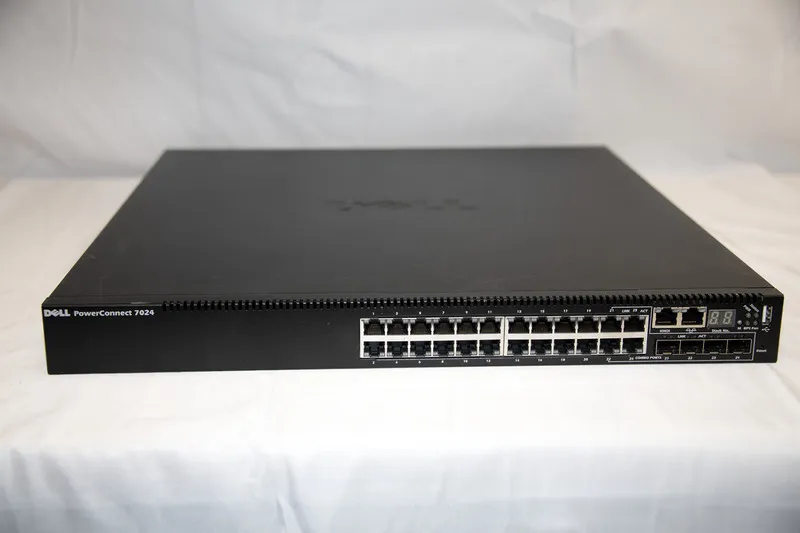 Коммутатор Dell PowerConnect 7024 24-Port Gigabit Network Switch