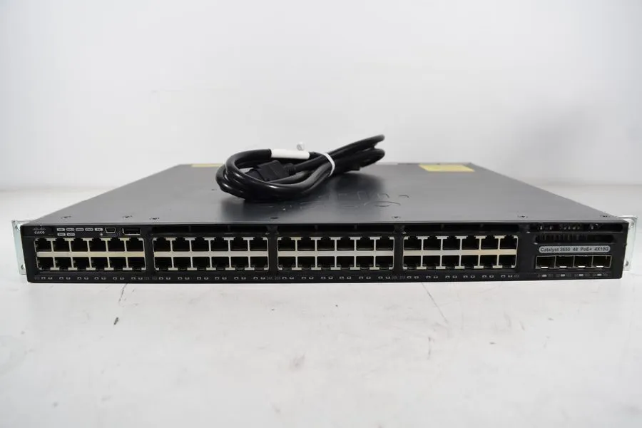 Коммутатор Cisco Catalyst WS-C3650-48FQ-L | 48x GB Ethernet | 4x 10G SFP+ | Mana
