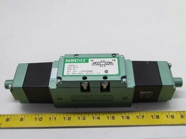 Электромагнитный клапан Numatics I34SS500K Pneumatic Solenoid Valve 100/120V 50/