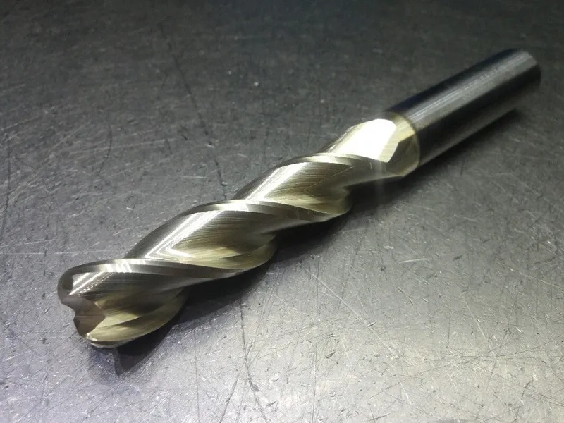 Режущий инструмент GWS 1/2" 3 Flute Carbide CR Endmill 1/2" Shank .12" R 3505003