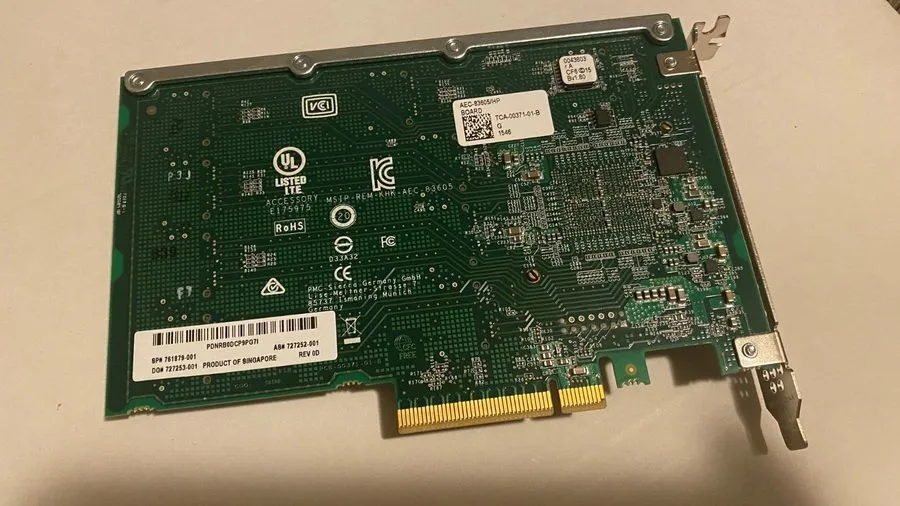 Экспандер Hp Smart Array 12gb Pci-e Sas Expander Card, 761879-001, 727252-001