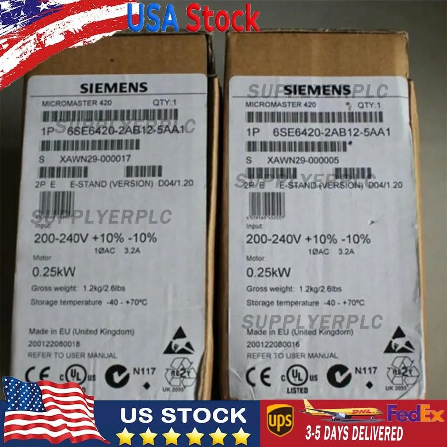 Частотный преобразователь Siemens MICROMASTER420 without filter 6SE6420-2AB12-5A