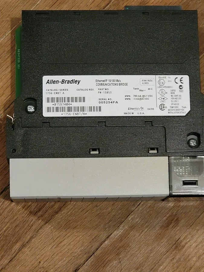 Коммуникационный модуль Allen Bradley 1756-ENBT A Ethernet/IP 10/100 Mb/s Commun