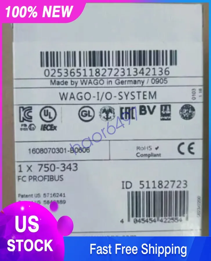 Модуль 750-343 WAGO FC PROFIBUS module Shipping