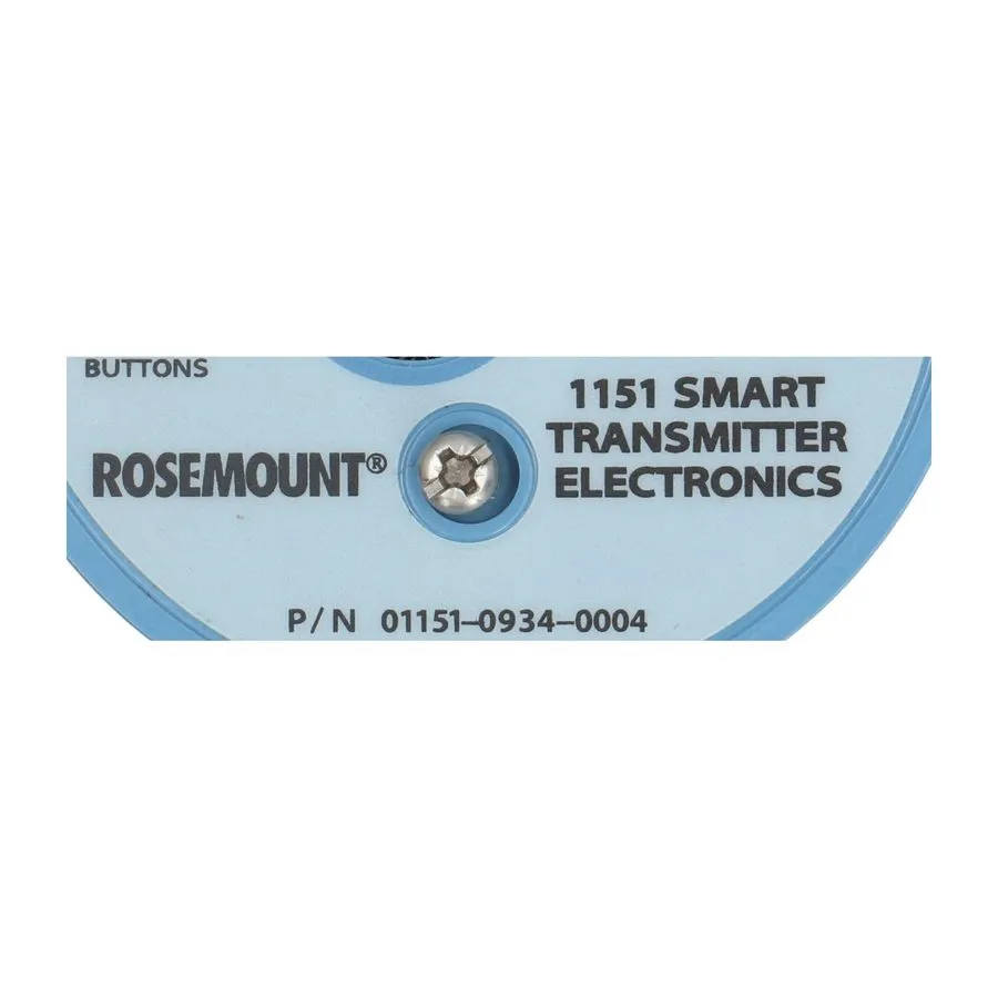 Датчик ROSEMOUNT Smart Transmitter 1151 01151-0934-0004 4-20 MA 45 VDC MAX