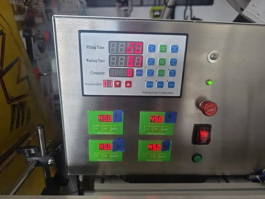 Конвейер Stainless Conveyor Labeling/Filling Line w/ Filling Line Controller ER2 — фото лота 2