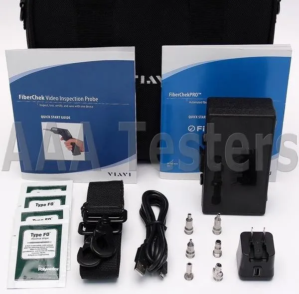 Видеомикроскоп Viavi JDSU FiberChek Probe Fiber Inspection Microscope FIT-FC-KIT — фото лота 2