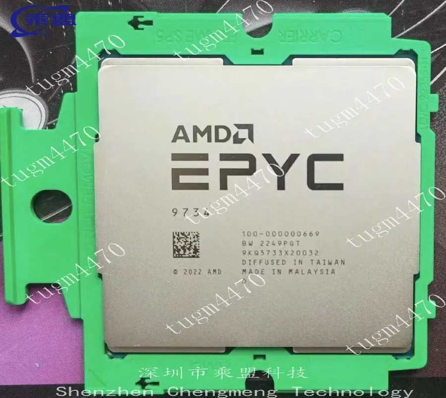 Процессор AMD EPYC 9734 Unlocked CPU Processor 3.0GHz 112 Core 224 Thread SP5 25
