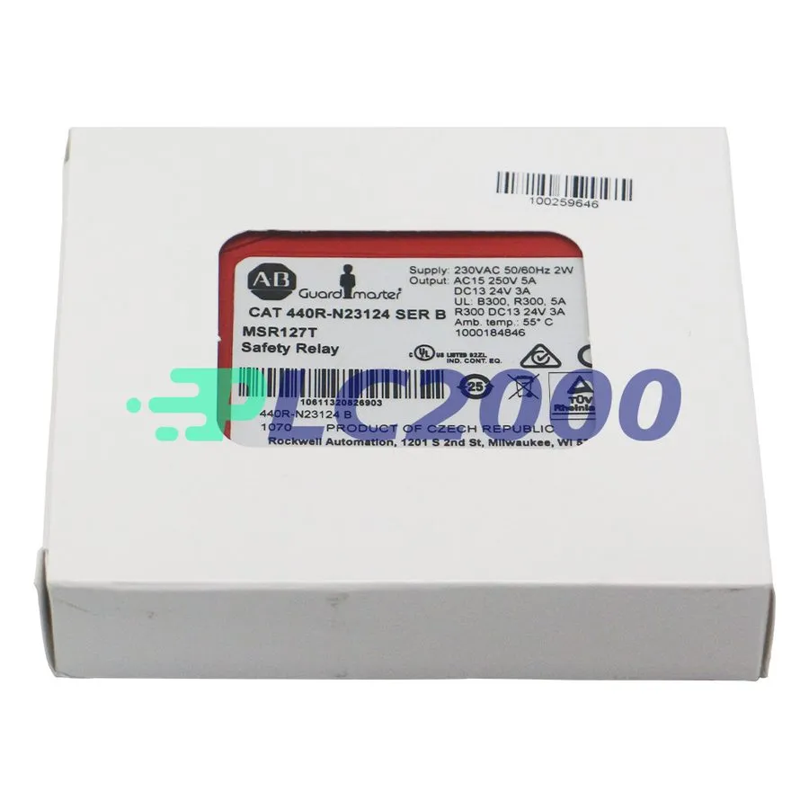 Реле безопасности Allen-Bradley 440R-N23124 Guardmaster MSR127T Safety Relay
