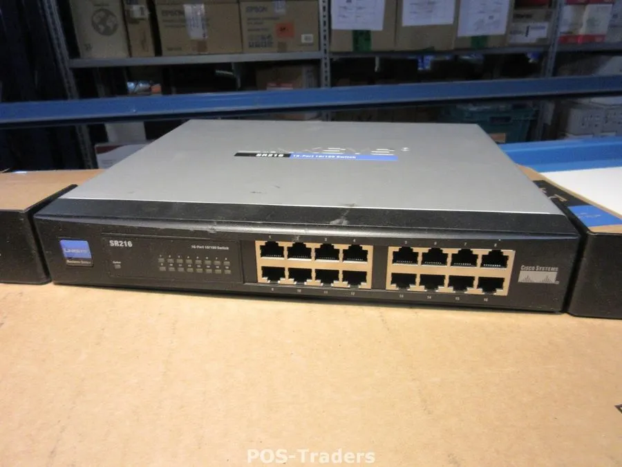 Коммутатор Cisco Linksys Small Business SR216 ver.2.0 16-Port 10/100 Network Swi