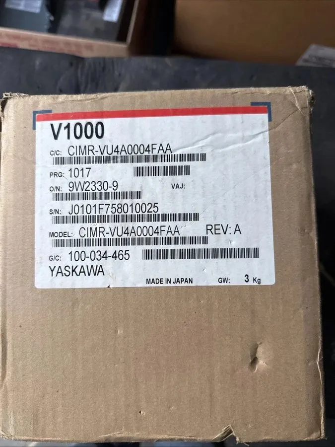 Частотный преобразователь CIMR-VC4A0031FAA Yaskawa Compact V1000 Series AC Inver