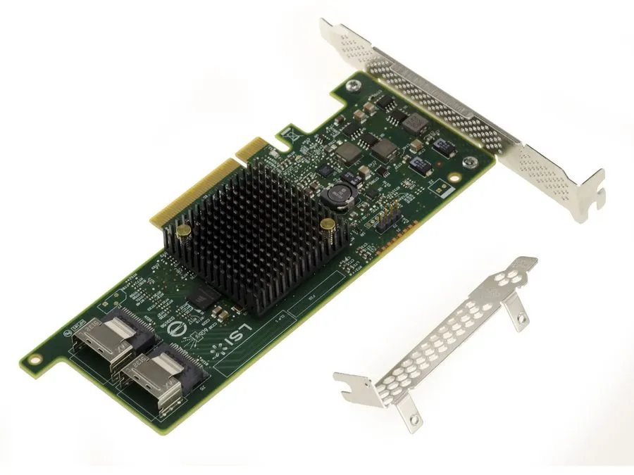 Контроллер PCIe 3.0 Controller SATA And SAS 8 Ports MEGARAID 9217-8i RAID 0 1 10 — фото лота 1