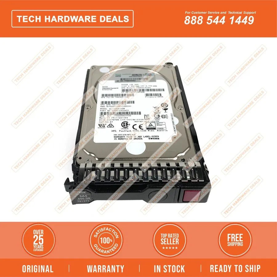 Жёсткий диск 0453KG DELL 453KG AL14SEB060N 600GB 10K SAS 12Gbps 2.5" HDD Hard Dr