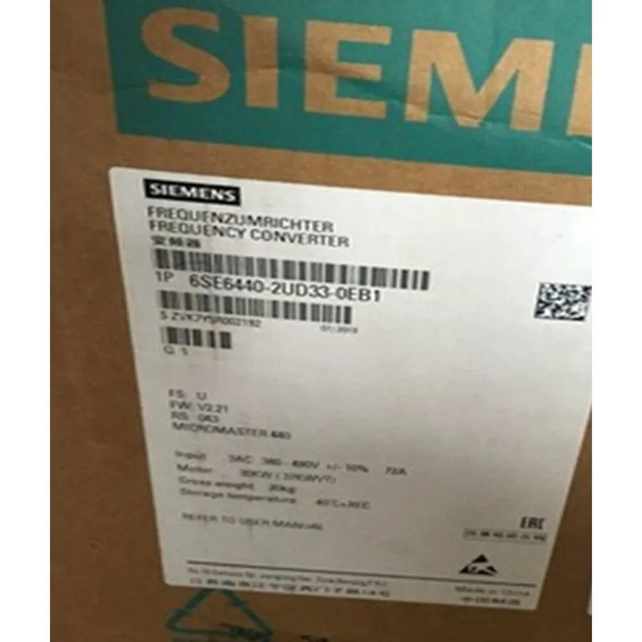 Частотный преобразователь Siemens 6SE6440-2UD33-0EB1 MICROMASTER440 without filt