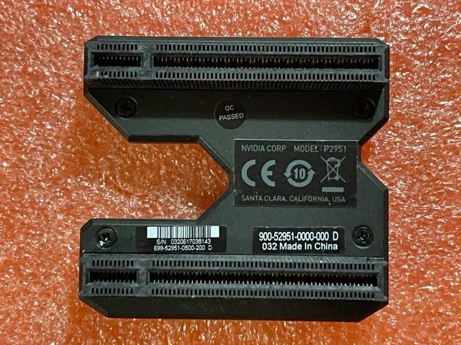 GPU-ускоритель Nvidia Quadro NVLink Bridge Card Model P2951 900-52951-0000-000 — фото лота 1