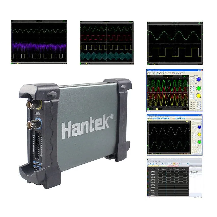 Осциллограф Hantek 6022BE 2CH FFT 20Mhz 48MSa/s PC Based USB Digital Storage Osc
