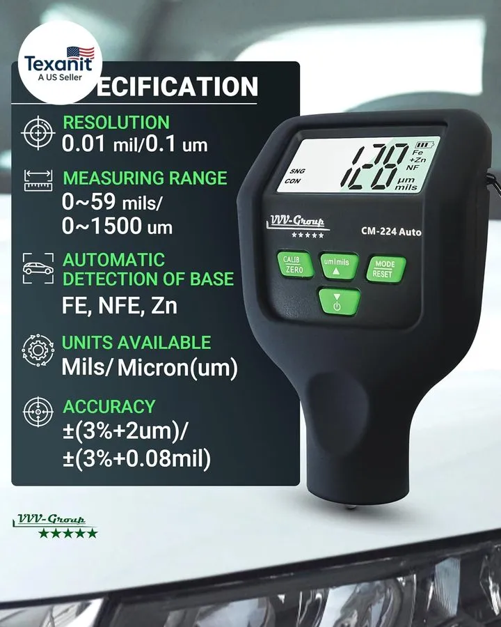 Толщиномер Paint Thickness Gauge CM-224 Auto Digital Coating Thickness Meter