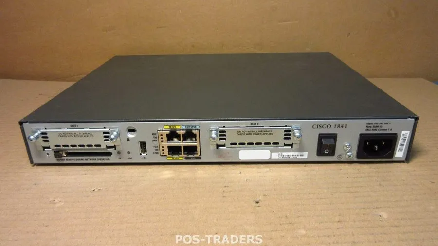 Маршрутизатор Cisco CISCO1841 1841 2-Port Integrated Service Network Router