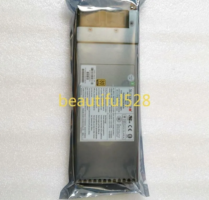 Блок питания SuperMicro PWS-1K41P-1R 1400W 1U 80Plus Gold Hot-Swap