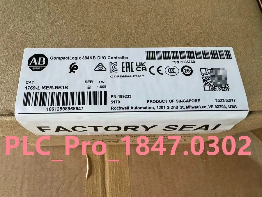 ПЛК AB 1769-L16ER-BB1B CompactLogix L16 384KB Controller Ethernet/IP
