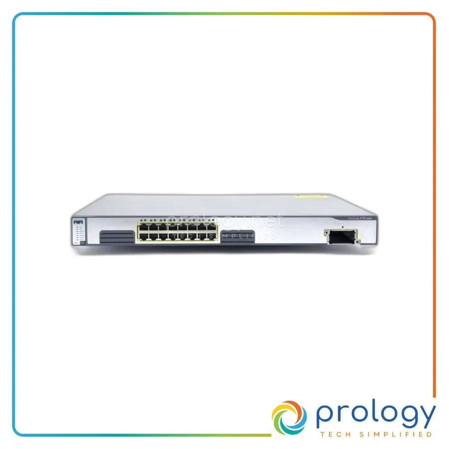 Коммутатор Cisco WS-C3750G-16TD-S 16-Port Specialty Switch, Black
