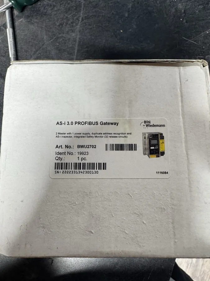 Шлюз полевой шины Bihl+Wiedemann BWU2702 AS-i 3.0 PROFIBUS Gateway with integrat