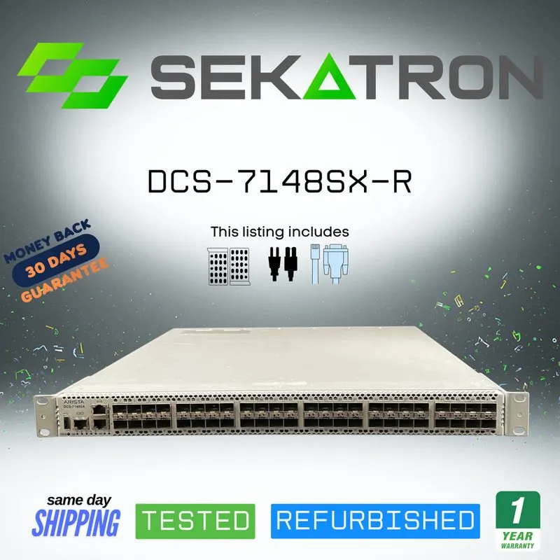 Коммутатор Arista DCS-7148SX-R 48-Port 10GbE SFP+ Data Center Switch — фото лота 1