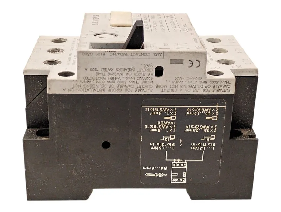 Автоматический выключатель Siemens 3VU1300-1MF00 690 V 0.6-1.0 A Circuit Breaker
