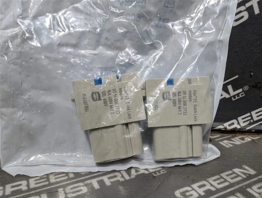 Разъём Bag of 2 Harting 09140082733 Connectors Female Han EE Quick-Lock Module