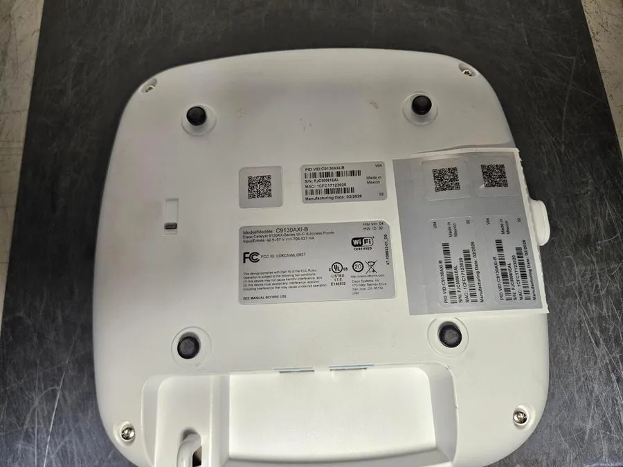 Точка доступа Wi-Fi Cisco Catalyst C9130AXI-B Wi-Fi 6 Access Points 9130AX Serie