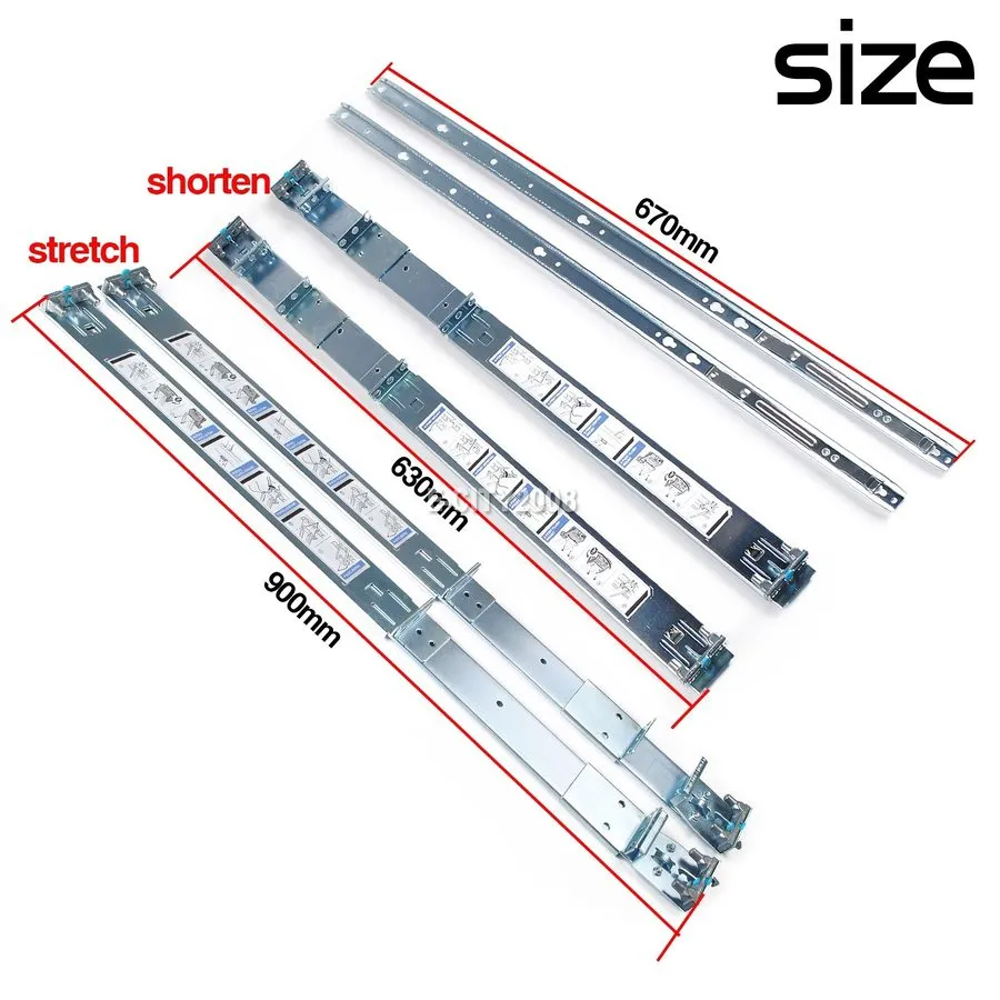 Комплект направляющих Dell PowerEdge R620 R640 R440 R6415 R320 1U Static yRails 