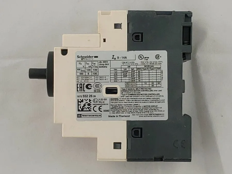 Автоматический выключатель SCHNEIDER ELECTRIC GV2P16 Motor Circuit Breaker 690V  — фото лота 2