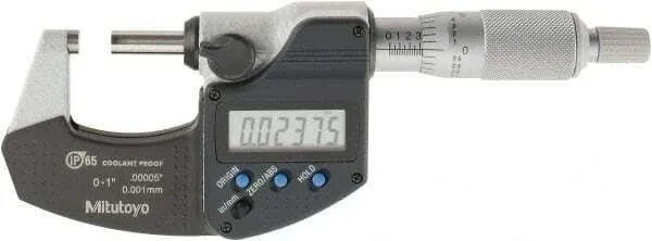 Микрометр Mitutoyo 293-340-30 Digital Micrometer Coolant Proof IP65 0-1" 0.00005