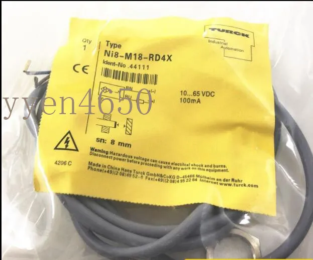 Датчик приближения TURCK Proximity Switch Sensor NI8-M18-RD4X