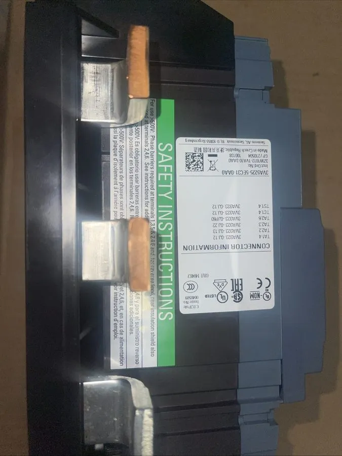 Автоматический выключатель 3VA5225-5EC31-0AA0 Siemens 250a 3P 480v Breaker repla